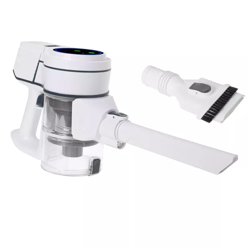 Aspirador com bateria Adler AD 7064 2em1 – 350 W máx, 13.000 Pa de sucção, bateria 2000 mAh, limpeza a seco e a húmido, 0,6 l de pó, 0,15 l de água, ecrã tátil LED, 4 modos