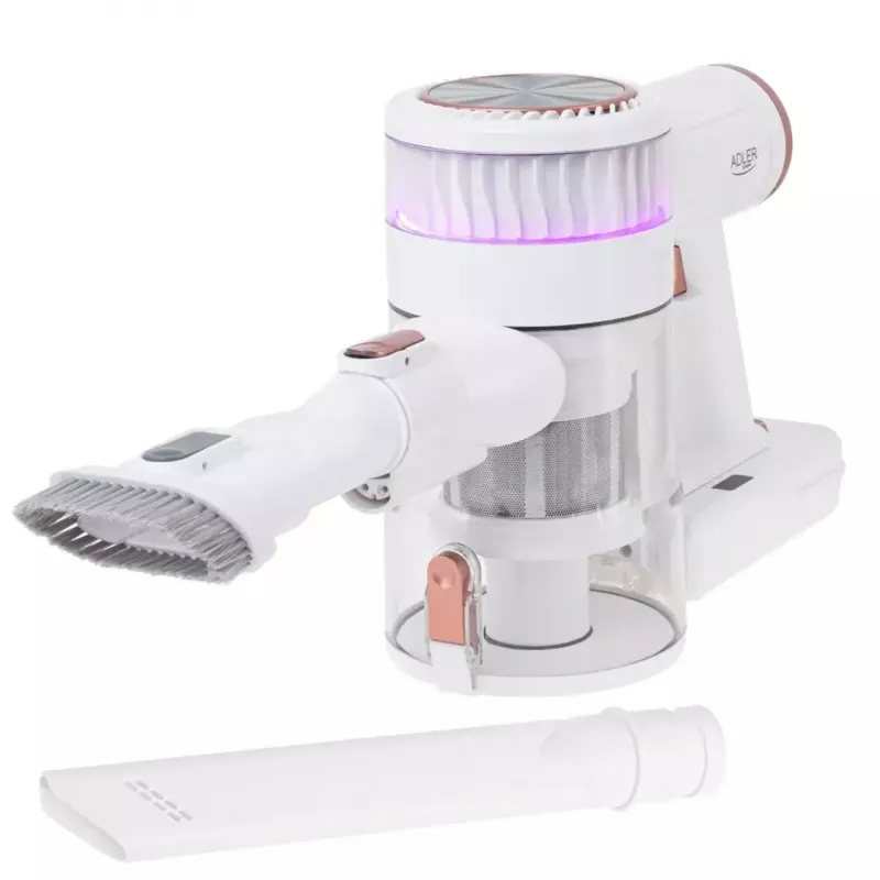 Aspirador vertical sem fios Adler AD 7079, motor sem escovas, 9000 Pa, 2200 mAh, 0,4 L sem saco