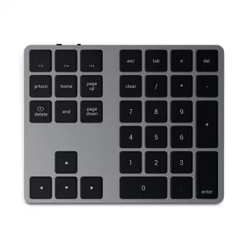 Teclado numérico Satechi ST-XLABKM Bluetooth 33 teclas cinzento