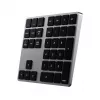 Satechi ST-XLABKM teclado numérico sem fios Bluetooth Extended, cinzento sideral