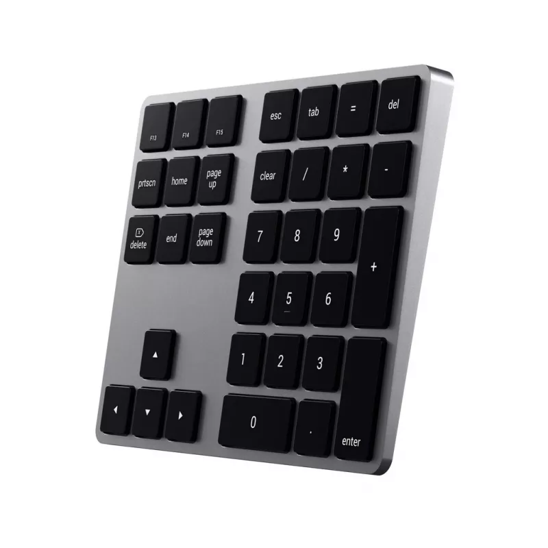 Satechi ST-XLABKM teclado numérico sem fios Bluetooth Extended, cinzento sideral