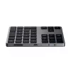 Satechi ST-XLABKM teclado numérico sem fios Bluetooth Extended, cinzento sideral