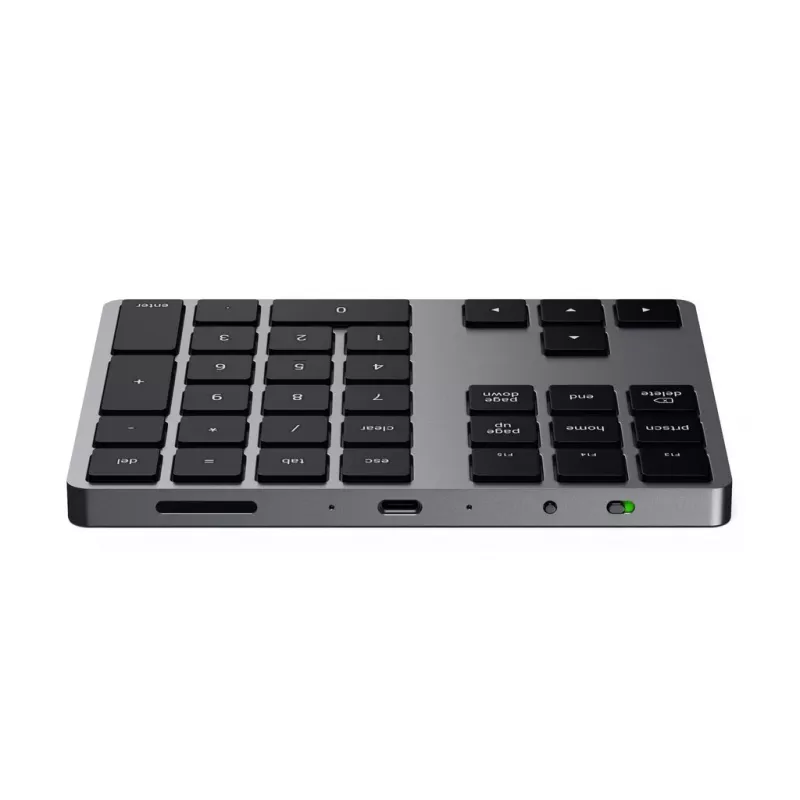 Satechi ST-XLABKM teclado numérico sem fios Bluetooth Extended, cinzento sideral