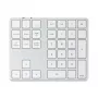 Teclado numérico Satechi ST-XLABKS — Bluetooth, 33 teclas, prateado, 124,7 g
