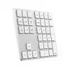 Satechi ST-XLABKS teclado numérico sem fios Bluetooth Extended, prateado