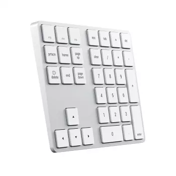 Teclado numérico Satechi ST-XLABKS — Bluetooth, 33 teclas, prateado, 124,7 g