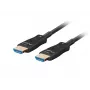 Cabo HDMI Lanberg CA-HDMI-30FB-0500-BK 50 m HDMI Type-A 2.1 48 Gbit/s preto
