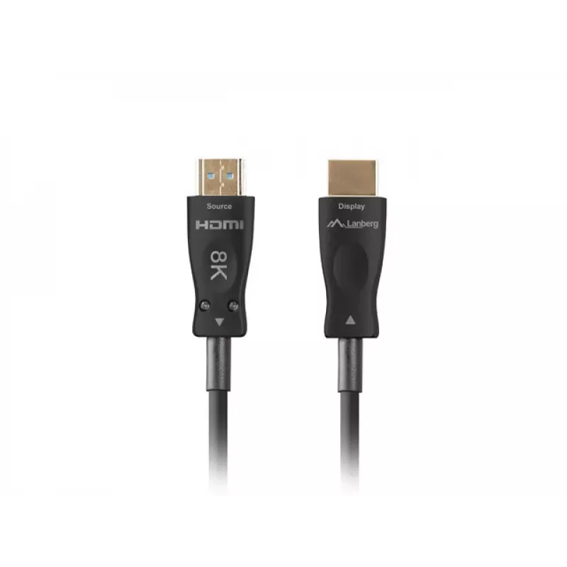 Cabo HDMI Lanberg CA-HDMI-30FB-0500-BK 50 m HDMI Type-A 2.1 48 Gbit/s preto