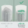 Destruidora de papel Leitz IQ OptiMax Home Office 225 corte em micropartículas nível de segurança P5 15 L – branco