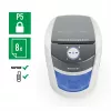 Destruidora de papel Leitz IQ OptiMax Small Office 350 corte em micropartículas nível de segurança P5 22 L – branco