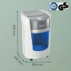Destruidora de papel Leitz IQ OptiMax Small Office 350 corte em micropartículas nível de segurança P5 22 L – branco