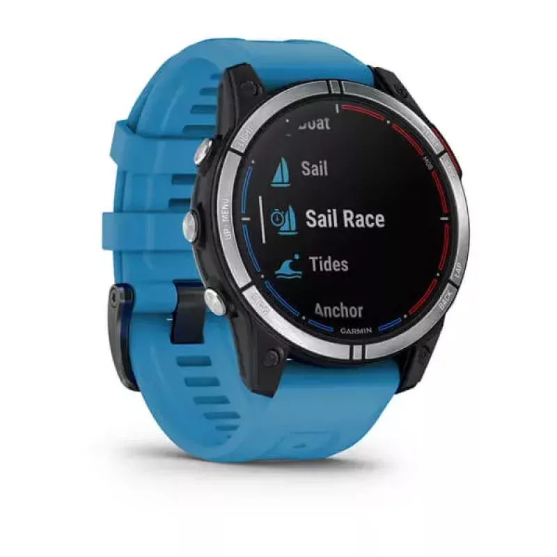 Smartwatch GARMIN quatix 7 azul – caixa em CFRP de 47 mm, ecrã tátil MIP de 1,3 polegadas, 10 ATM, Bluetooth/Wi‑Fi/NFC