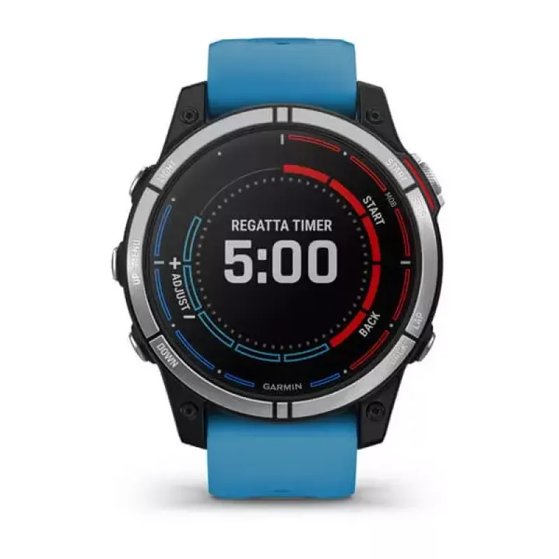 Smartwatch GARMIN quatix 7 azul – caixa em CFRP de 47 mm, ecrã tátil MIP de 1,3 polegadas, 10 ATM, Bluetooth/Wi‑Fi/NFC