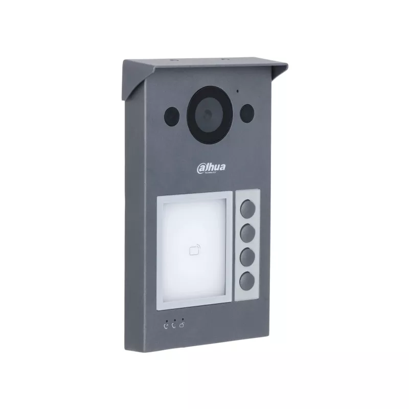 Videoporteiro DAHUA VTO3312Q-P 2 MP, H.264/H.265, IP65, IK08, visão noturna IR