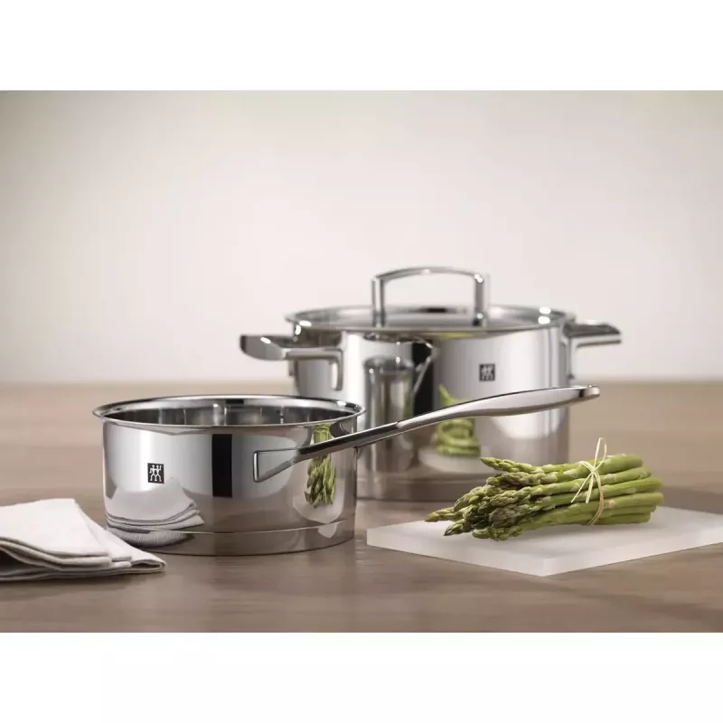 Zwilling Passion 66060-000-0 conjunto de panelas, 5 peças, prateado