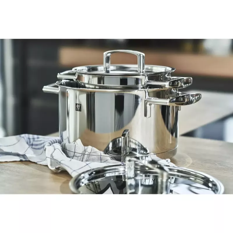 Zwilling Passion 66060-000-0 conjunto de panelas, 5 peças, prateado