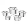 Zwilling Passion 66060-000-0 conjunto de panelas, 5 peças, prateado