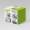Maestro MR-1302-GREY chaleira com apito para fogão, 2,5 l, aço inoxidável, cinzento