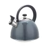 Chaleira elétrica Maestro MR-1302-Grau 2,5 l aço inoxidável, caixa cinzenta, apito, pega que se mantém fria
