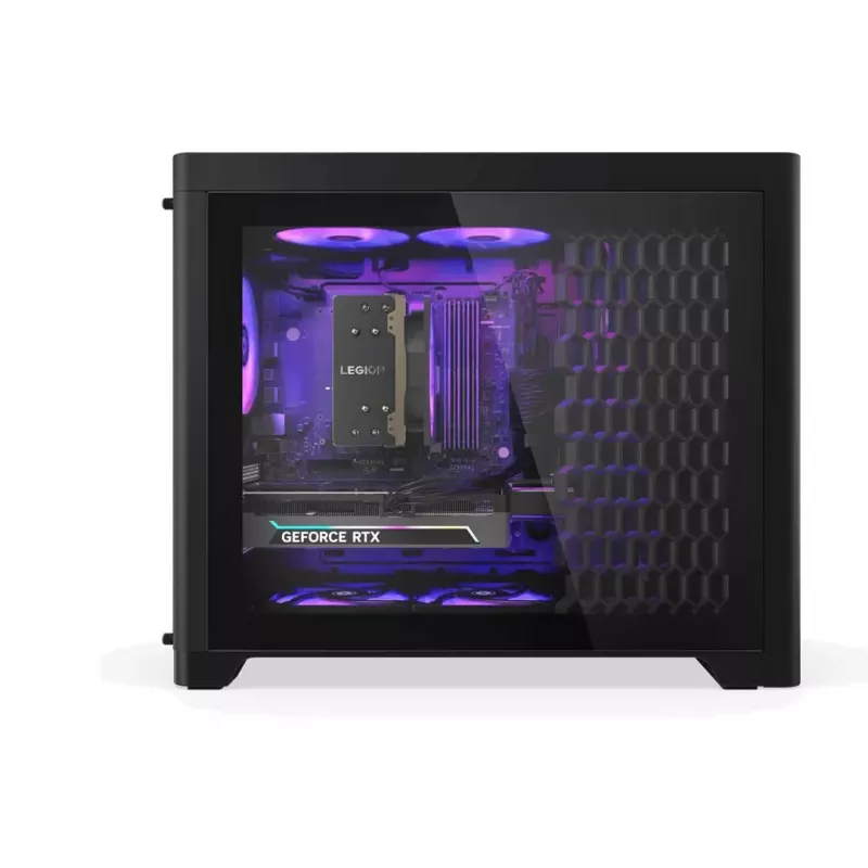 Lenovo Legion T5 30IAS10 90YA006BPL computador de secretária, Intel Core Ultra 5 225 (10 núcleos), 32GB DDR5 5600, 1TB SSD, NVIDIA GeForce RTX 5060 Ti 8GB, 500W, Wi-Fi 7, Windows 11 Home, Eclipse Black