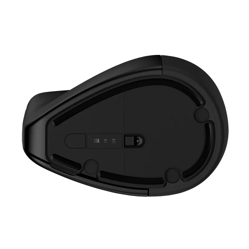 Rato vertical ergonómico HP 925, para destros, design vertical, RF Wireless + Bluetooth, 4000 DPI, preto