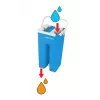 Esfregona rotativa Esperanza EHS004 Perfect Clean com espremedor