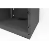 Armário de parede DIGITUS 4U SOHO não montado 241x540x400mm porta frontal em vidro preto