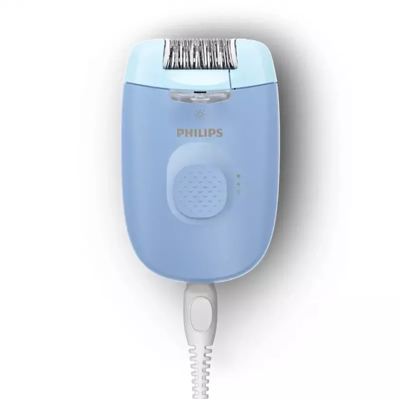 Depiladora Philips BRE247/00 Series 4000 — 2 níveis de potência, máquina de barbear, massagem, azul