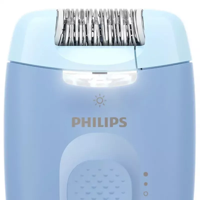 Depiladora Philips BRE247/00 Series 4000 — 2 níveis de potência, máquina de barbear, massagem, azul