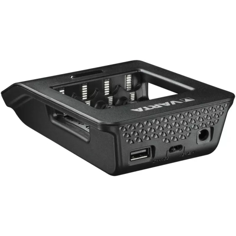 Carregador inteligente VARTA LCD Smart Charger+ com 4 pilhas AA 2100 mAh