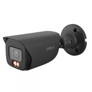 Câmara de vigilância IP tipo bullet DAHUA IPC-HFW3649E-AS-IL, 6 MP (3288×1850), com fios, PoE, montagem em teto/parede, interior/exterior, preto