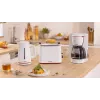 Chaleira elétrica Bosch TWK3M121 — 1,7 L, 2400 W, branco, corpo em plástico