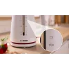 Chaleira elétrica Bosch TWK3M121 — 1,7 L, 2400 W, branco, corpo em plástico