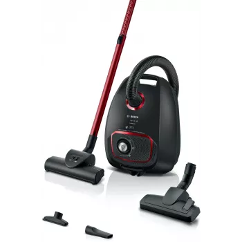 Aspirador de pó com saco Bosch Serie 4 BGB41POW1 — 850 W, saco de 4 L, HEPA13, tubo telescópico em metal