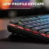 Teclado gaming Trust GXT 868 Torix USB + RF Wireless + Bluetooth QWERTY US English preto