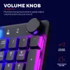 Teclado gaming Trust GXT 868 Torix USB + RF Wireless + Bluetooth QWERTY US English preto