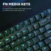 Teclado gaming Trust GXT 868 Torix USB + RF Wireless + Bluetooth QWERTY US English preto