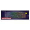 Teclado gaming Trust GXT 868 Torix USB + RF Wireless + Bluetooth QWERTY US English preto