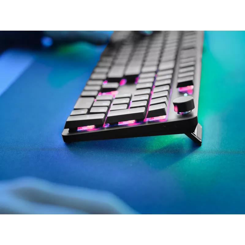 Teclado gaming Trust GXT 868 Torix USB + RF Wireless + Bluetooth QWERTY US English preto