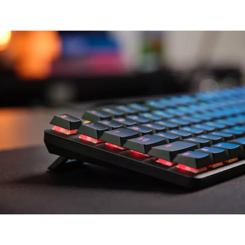 Teclado gaming Trust GXT 868 Torix USB + RF Wireless + Bluetooth QWERTY US English preto