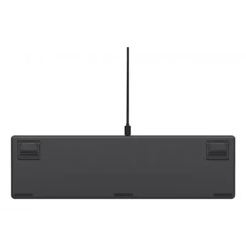Trust GXT 871 Zora teclado mecânico para jogos, com fio USB, RGB, interruptores lineares Huano, QWERTY US, preto