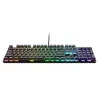 Trust GXT 871 Zora teclado mecânico para jogos, com fio USB, RGB, interruptores lineares Huano, QWERTY US, preto