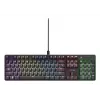 Trust GXT 871 Zora teclado mecânico para jogos, com fio USB, RGB, interruptores lineares Huano, QWERTY US, preto