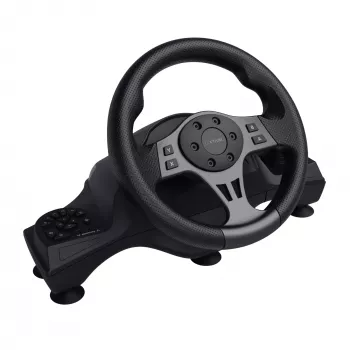 Volante com pedais Trust GXT 289 Movi preto USB Nintendo Switch, PlayStation 4, Xbox One S, Xbox One X, Xbox Series S, Xbox Series X