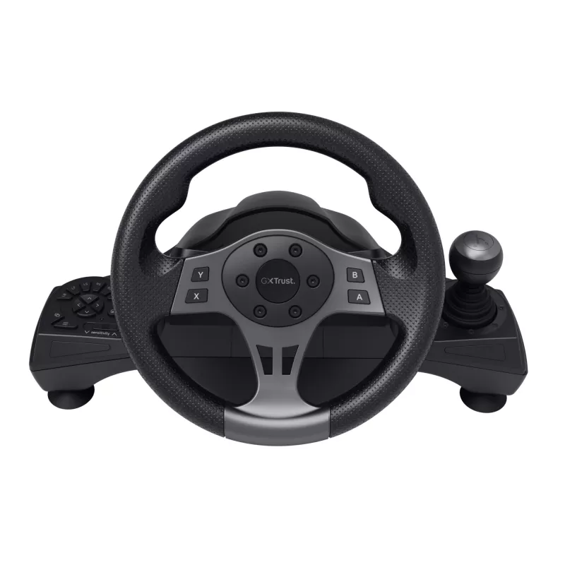 Volante com pedais Trust GXT 289 Movi preto USB Nintendo Switch, PlayStation 4, Xbox One S, Xbox One X, Xbox Series S, Xbox Series X