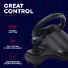 Volante com pedais Trust GXT 289 Movi preto USB Nintendo Switch, PlayStation 4, Xbox One S, Xbox One X, Xbox Series S, Xbox Series X