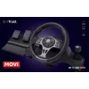 Volante com pedais Trust GXT 289 Movi preto USB Nintendo Switch, PlayStation 4, Xbox One S, Xbox One X, Xbox Series S, Xbox Series X