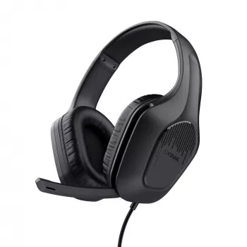 Headset Trust GXT 415 Zirox com fios head-band gaming preto
