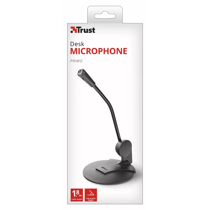 Microfone Trust 21674 preto microfone para PC