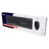 Teclado Trust Primo, rato incluído, universal, USB, QWERTY, inglês dos EUA, preto